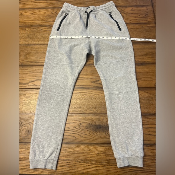 H&M Skinny Fit two pocket zip Sweatpants/Joggers (Grey) Mens size Medium - Picture 1 of 7